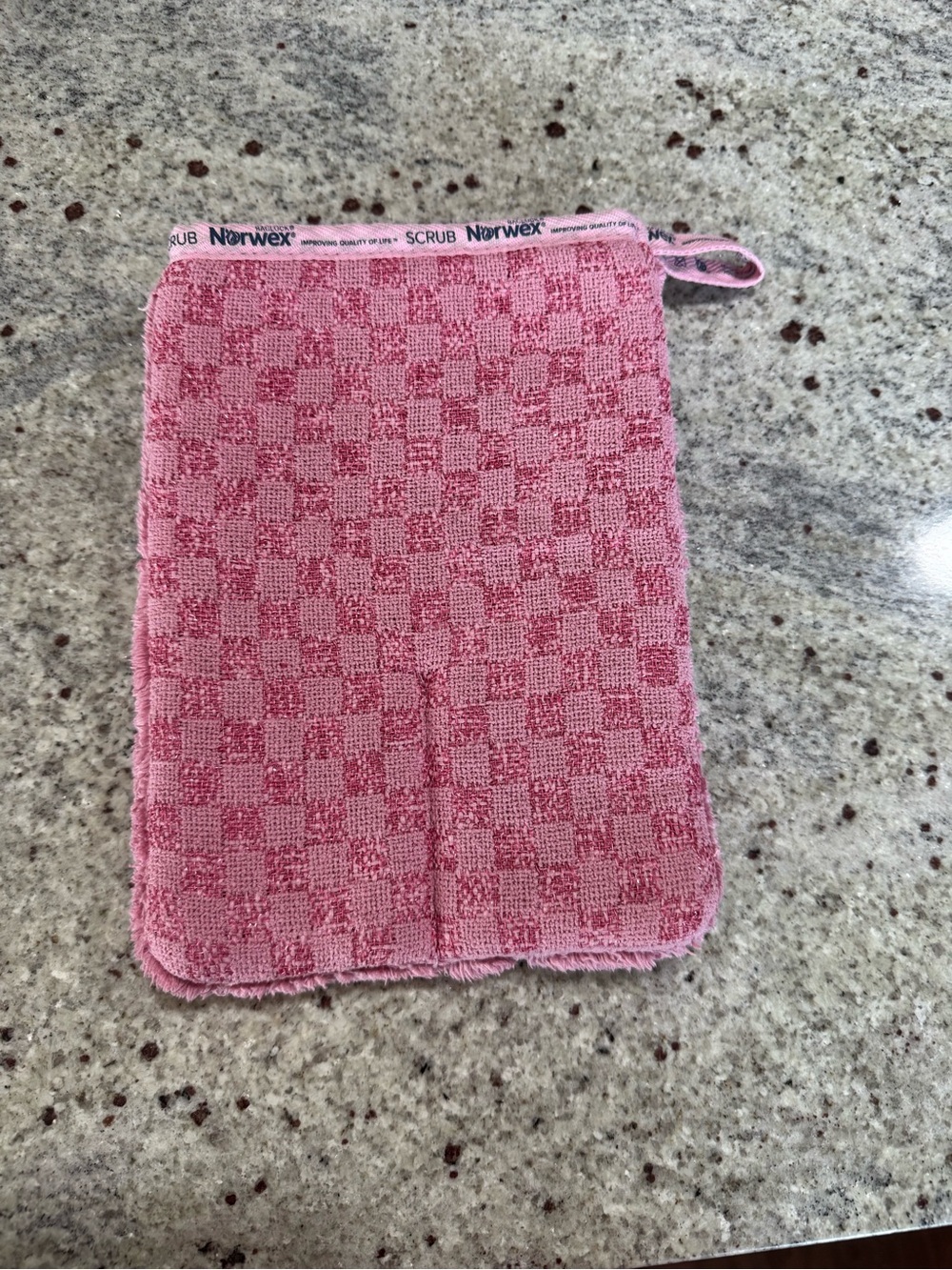 Norwex Pink Scrub Mitt